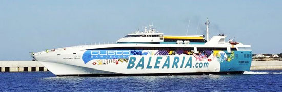 Billet bateau Balearia