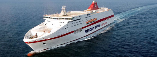 Billet bateau Minoan Lines