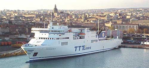 Billet bateau TTT Lines